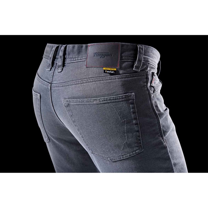 Furygan D12 X Kevlar® Ίσια γκρι τζιν μοτοσικλέτας