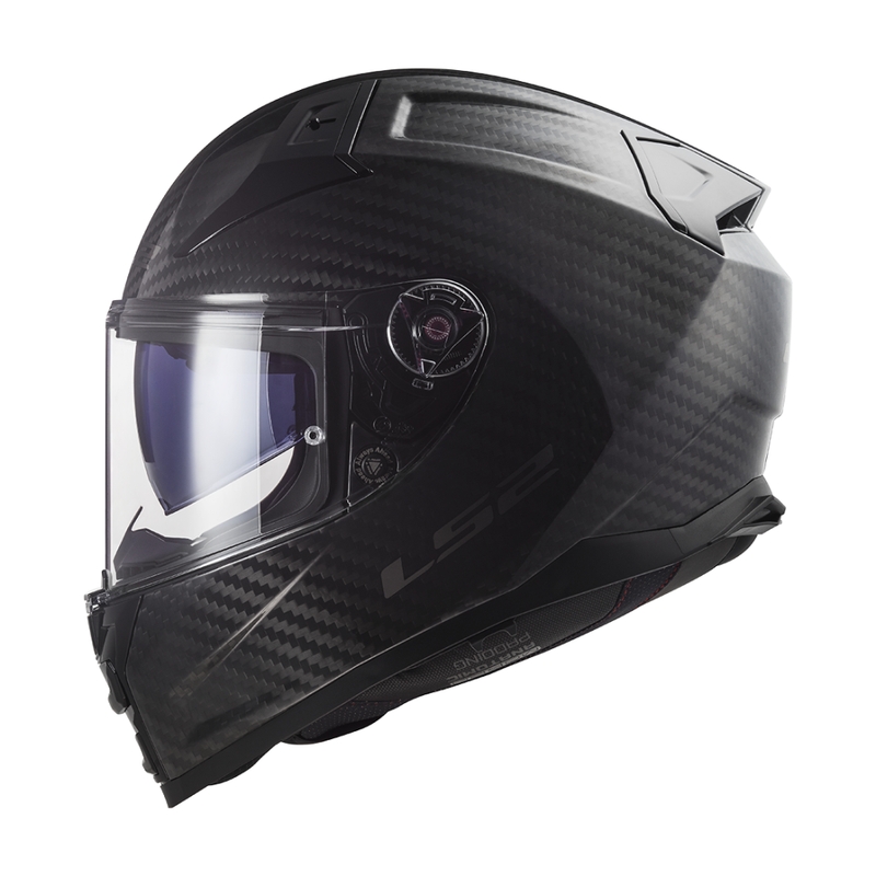 LS2 FF811 Vector II Carbon integral κράνος μοτοσικλέτας μαύρο ματ