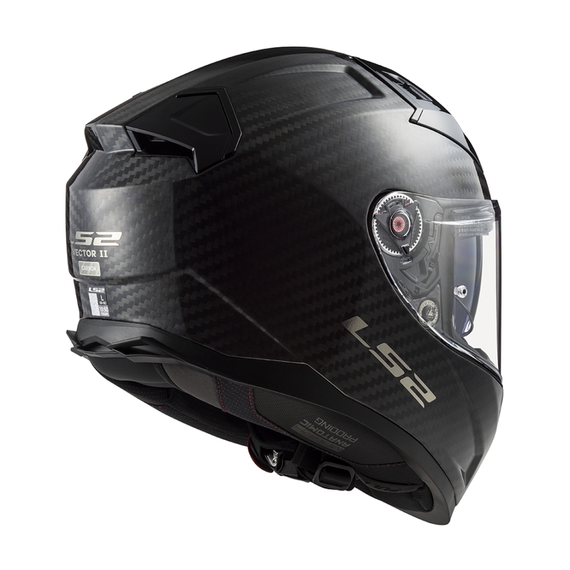 LS2 FF811 Vector II Carbon integral κράνος μοτοσικλέτας μαύρο ματ
