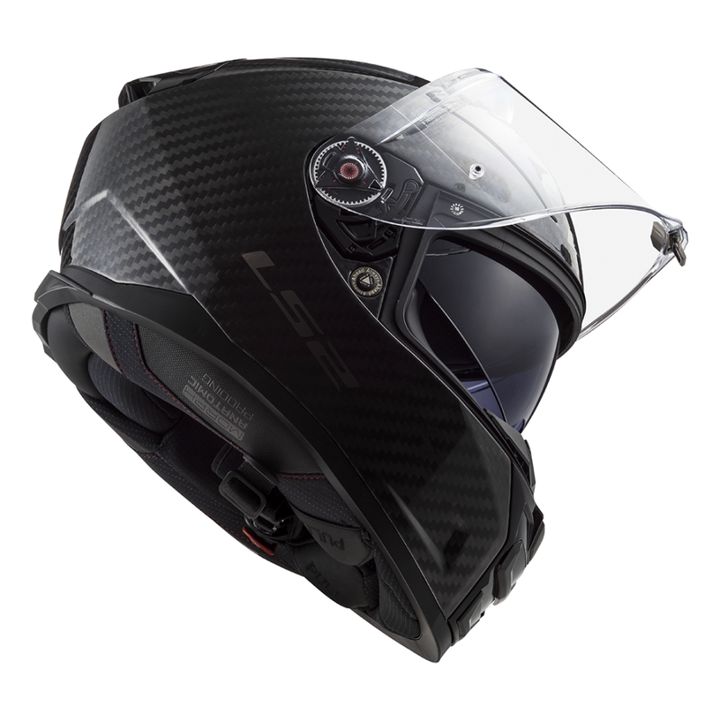 LS2 FF811 Vector II Carbon integral κράνος μοτοσικλέτας μαύρο ματ