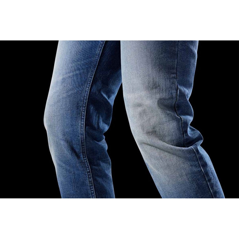Τζιν μοτοσικλέτας Furygan D12 X Kevlar® Straight, πλυμένο ανοιχτό μπλε