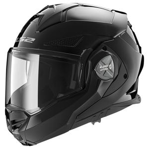 LS2 FF901 Advant X Solid Black Πτυσσόμενο κράνος μοτοσικλέτας