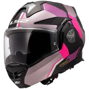 LS2 FF901 Advant X Ultra γκρι-μωβ αναδιπλούμενο κράνος μοτοσικλέτας