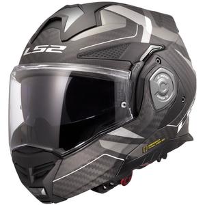 LS2 FF901 Advant X C Horizon ασημί-γκρι κράνος μοτοσικλέτας flip-up