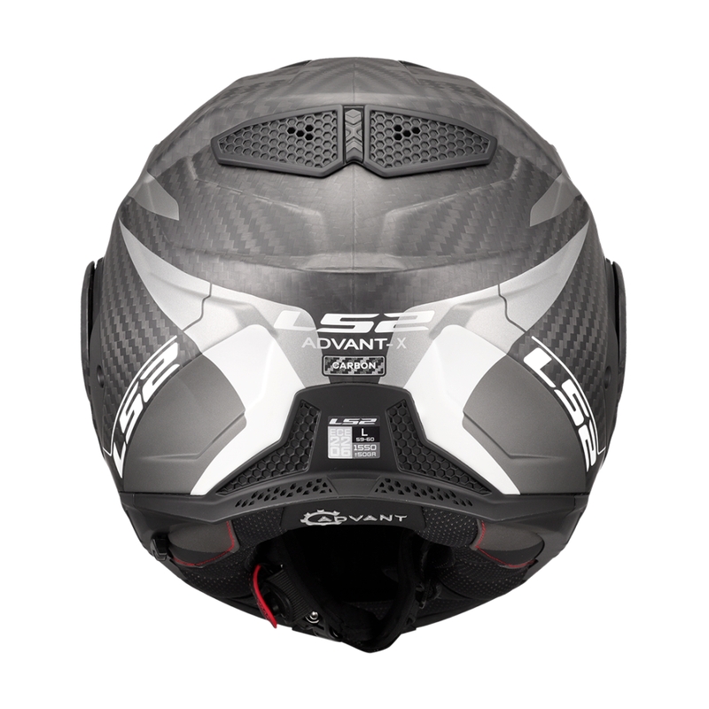LS2 FF901 Advant X C Horizon ασημί-γκρι κράνος μοτοσικλέτας flip-up