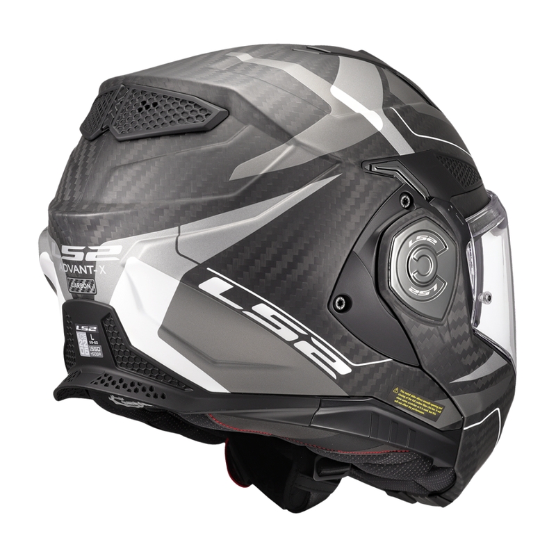 LS2 FF901 Advant X C Horizon ασημί-γκρι κράνος μοτοσικλέτας flip-up