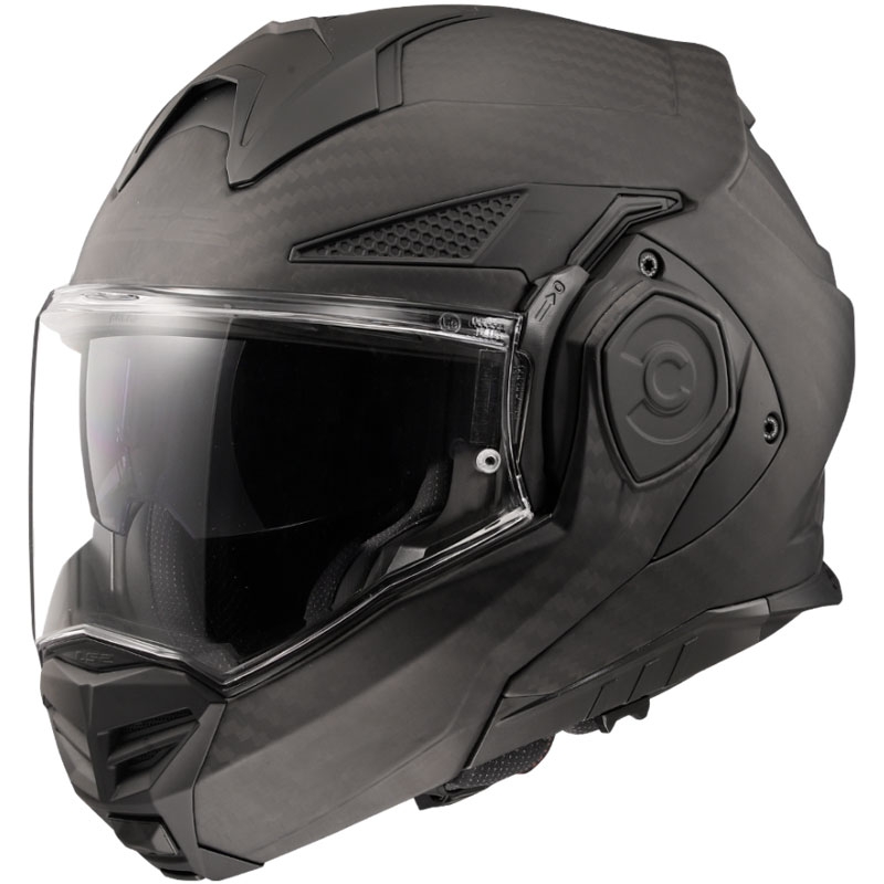 LS2 FF901 FF901 Advant X Solid Carbon Μοτοσικλέτα Flip Κράνος Ματ Μαύρο