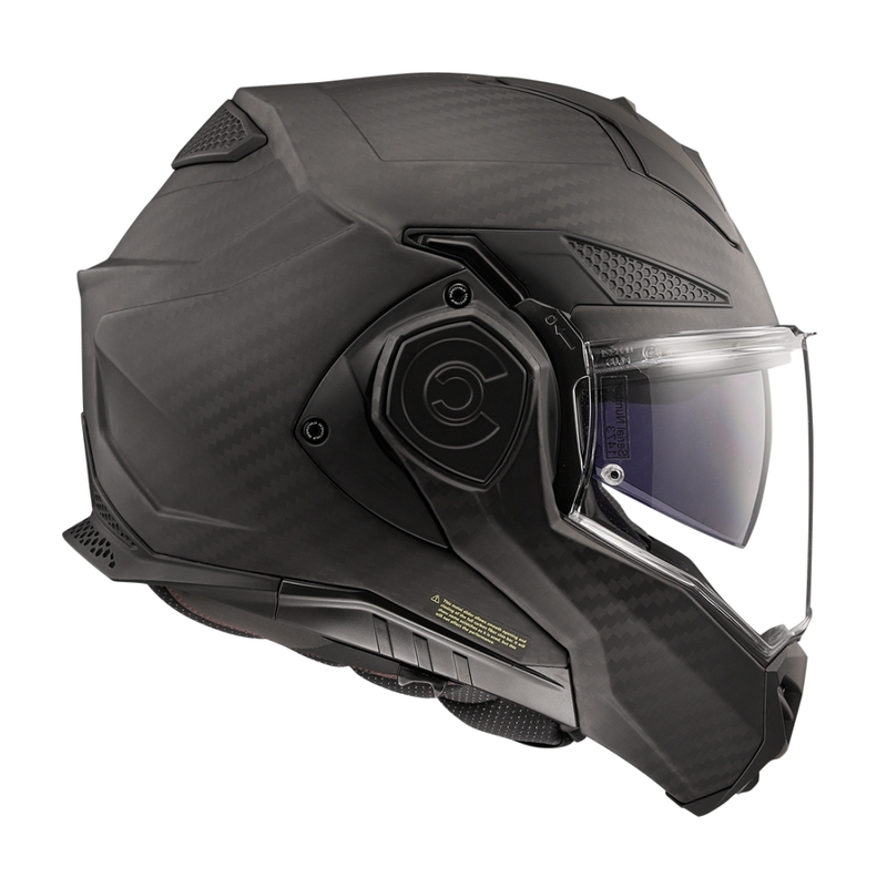 LS2 FF901 FF901 Advant X Solid Carbon Μοτοσικλέτα Flip Κράνος Ματ Μαύρο