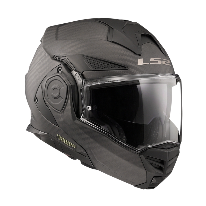 LS2 FF901 FF901 Advant X Solid Carbon Μοτοσικλέτα Flip Κράνος Ματ Μαύρο