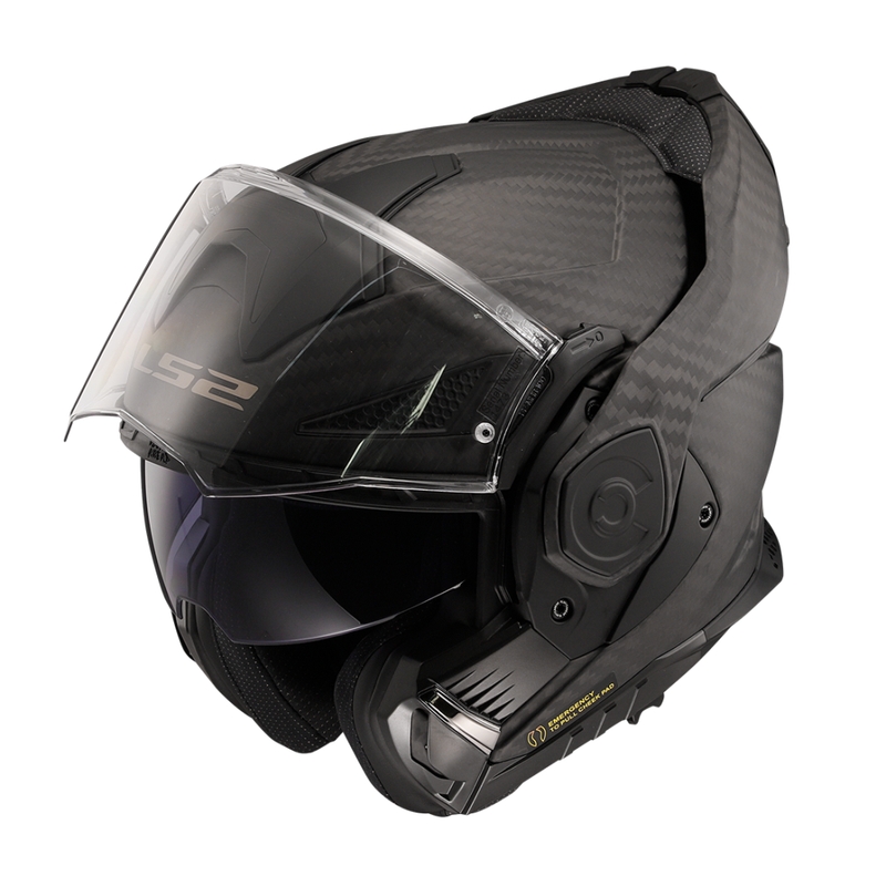 LS2 FF901 FF901 Advant X Solid Carbon Μοτοσικλέτα Flip Κράνος Ματ Μαύρο