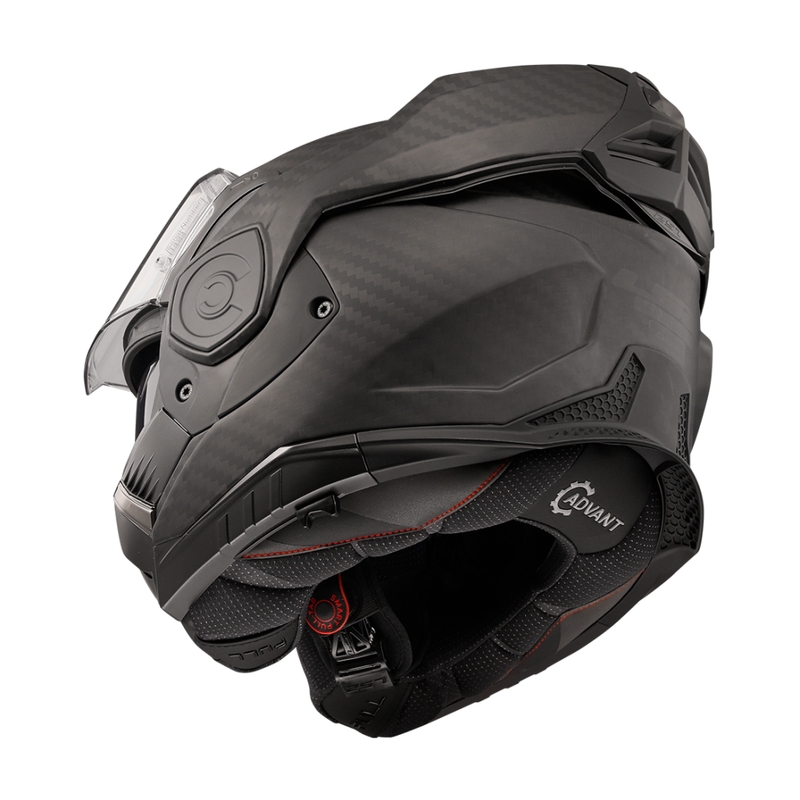 LS2 FF901 FF901 Advant X Solid Carbon Μοτοσικλέτα Flip Κράνος Ματ Μαύρο