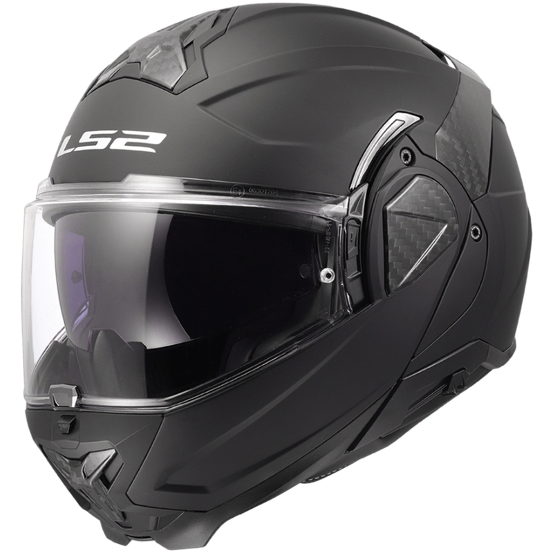 LS2 FF910 Advant II Solid Matte Black Πτυσσόμενο κράνος μοτοσικλέτας
