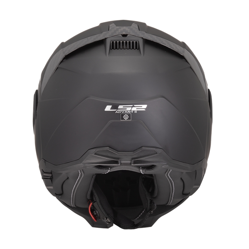 LS2 FF910 Advant II Solid Matte Black Πτυσσόμενο κράνος μοτοσικλέτας