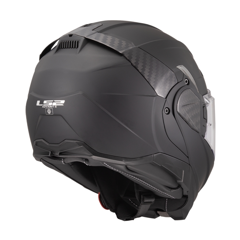 LS2 FF910 Advant II Solid Matte Black Πτυσσόμενο κράνος μοτοσικλέτας