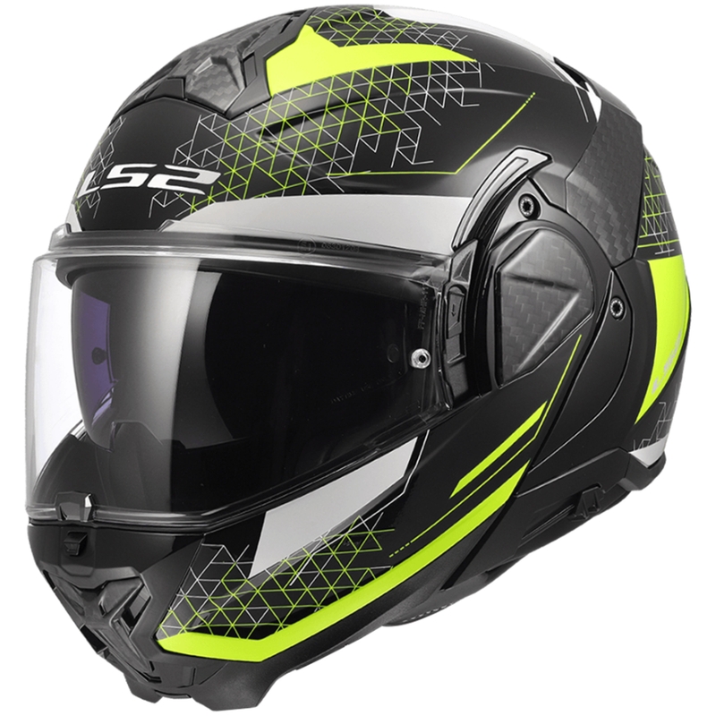 Αναδιπλούμενο κράνος μοτοσικλέτας LS2 FF910 Advant II Astral fluo κίτρινο