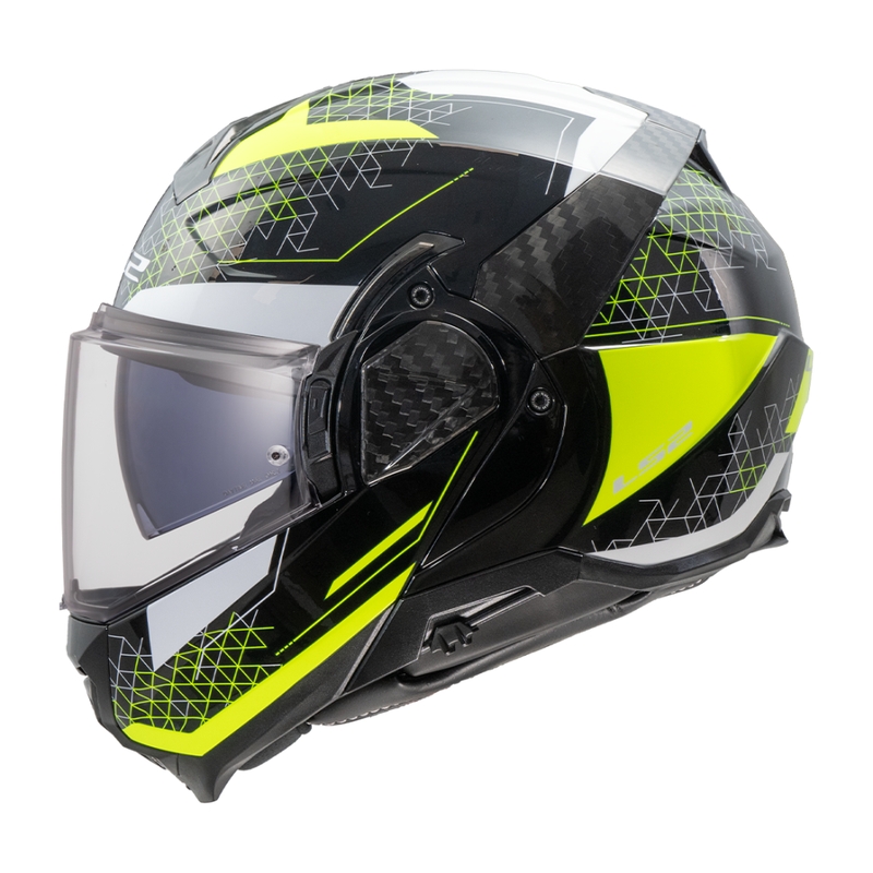 Αναδιπλούμενο κράνος μοτοσικλέτας LS2 FF910 Advant II Astral fluo κίτρινο