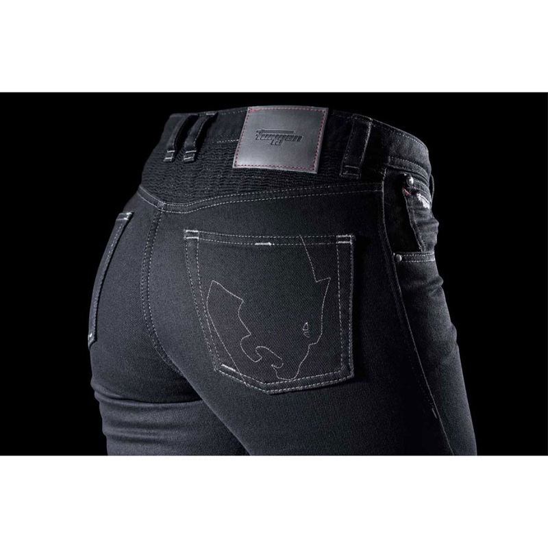 Γυναικείο Furygan Purdey Evo Slim μαύρο τζιν μοτοσικλέτας