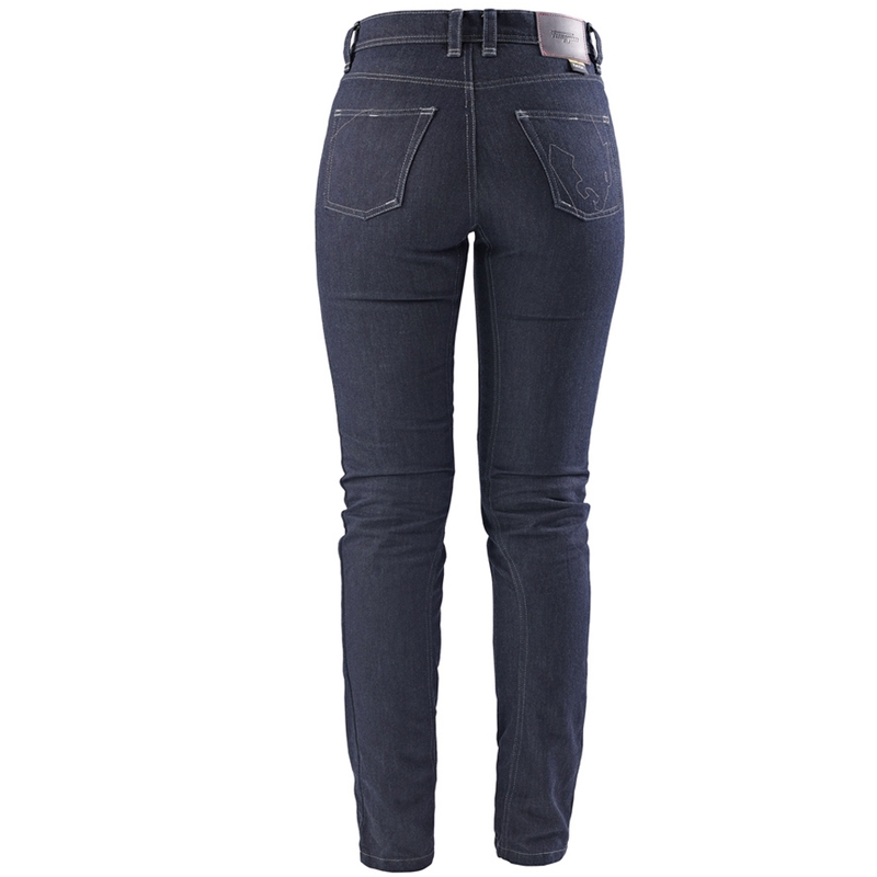 Γυναικείο τζιν μοτοσικλέτας Furygan Nikita X Kevlar® Mom Fit, σκούρο μπλε