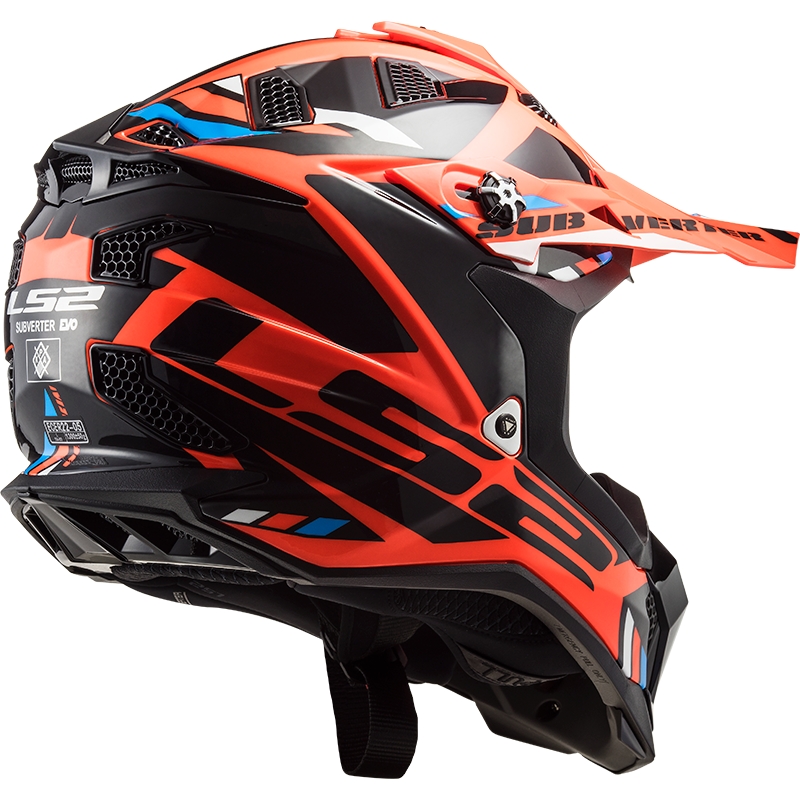 Κράνος Motocross LS2 MX700 Subverter Stomp πορτοκαλί-μαύρο