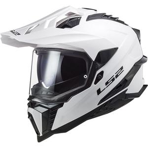 Κράνος μοτοσικλέτας Enduro LS2 MX701 C Explorer Αμιγές λευκό