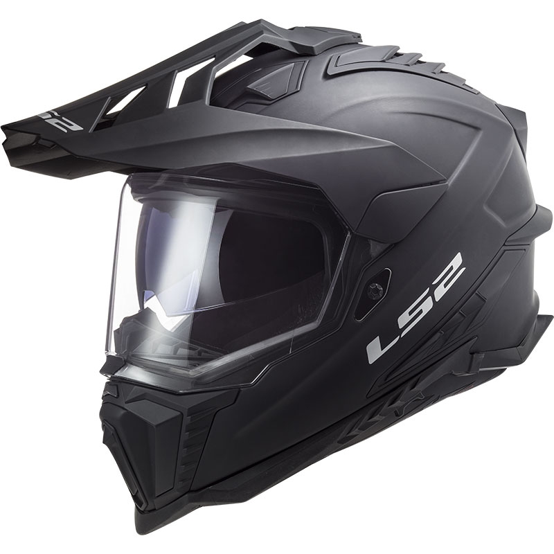 Κράνος μοτοσικλέτας Enduro LS2 MX701 Explorer, μαύρο ματ