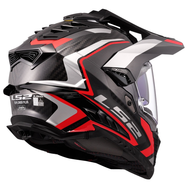 Κράνος μοτοσικλέτας Enduro LS2 MX701 Explorer C Frontier II κόκκινο