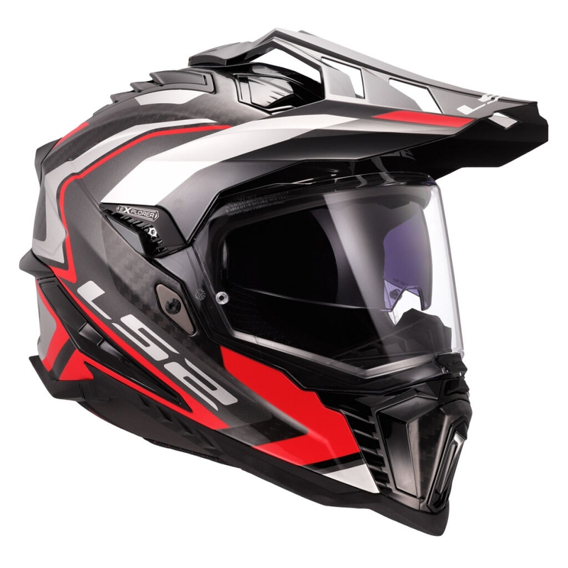 Κράνος μοτοσικλέτας Enduro LS2 MX701 Explorer C Frontier II κόκκινο