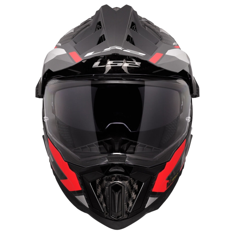 Κράνος μοτοσικλέτας Enduro LS2 MX701 Explorer C Frontier II κόκκινο