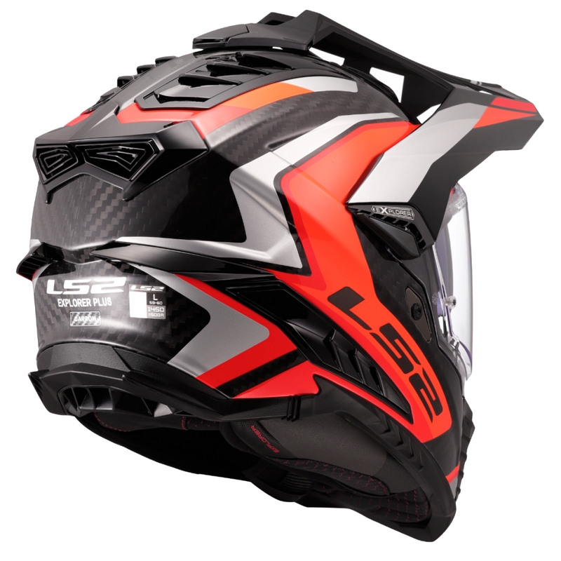 Κράνος μοτοσικλέτας Enduro LS2 MX701 Explorer C Frontier II πορτοκαλί