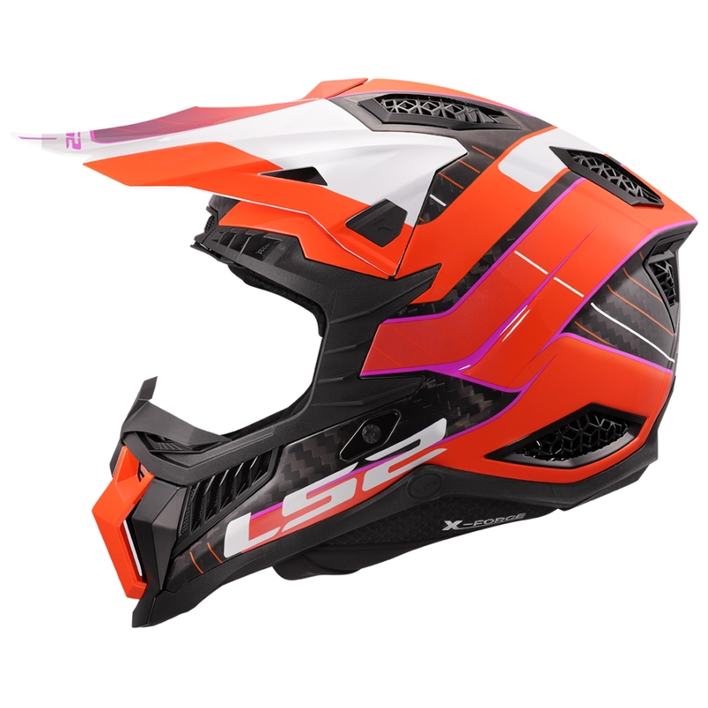 Κράνος Motocross LS2 MX703 X-Force Galuo πορτοκαλί