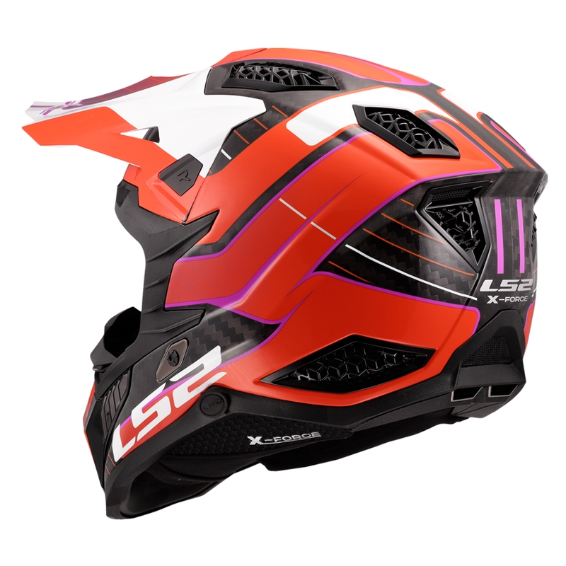 Κράνος Motocross LS2 MX703 X-Force Galuo πορτοκαλί