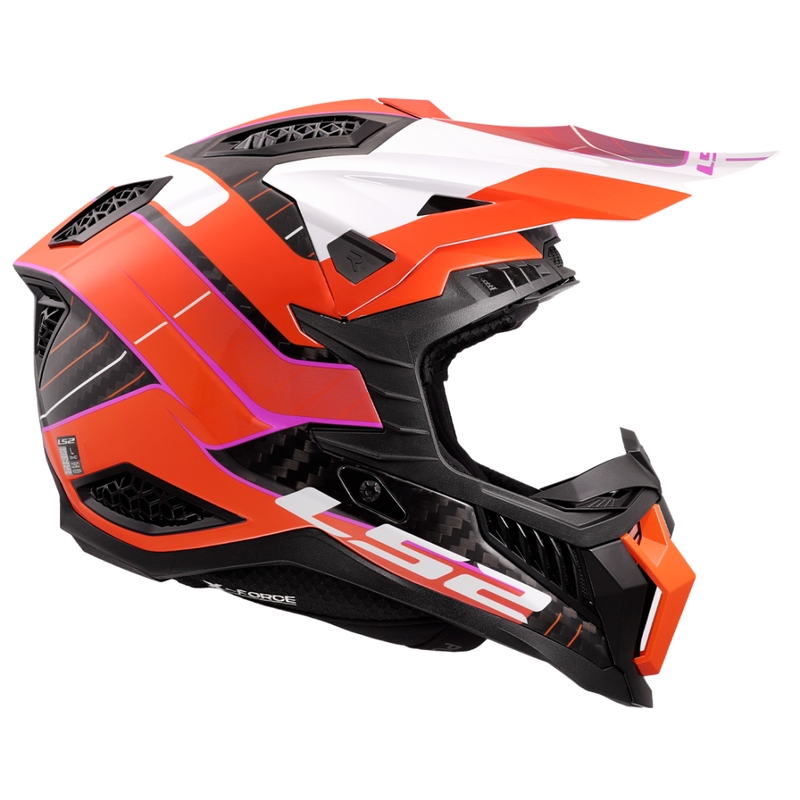 Κράνος Motocross LS2 MX703 X-Force Galuo πορτοκαλί
