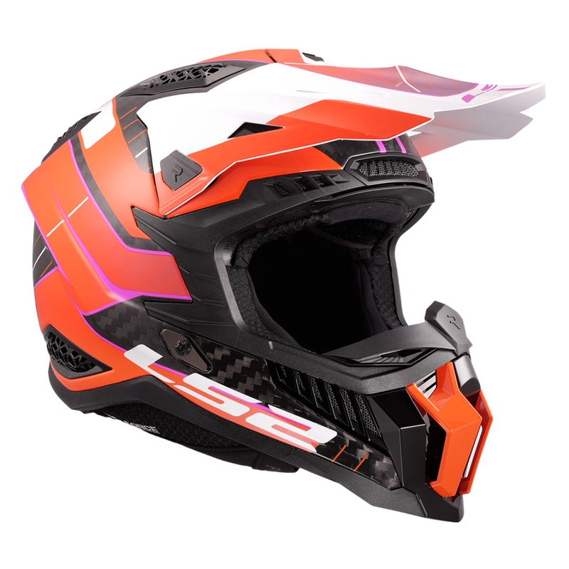 Κράνος Motocross LS2 MX703 X-Force Galuo πορτοκαλί