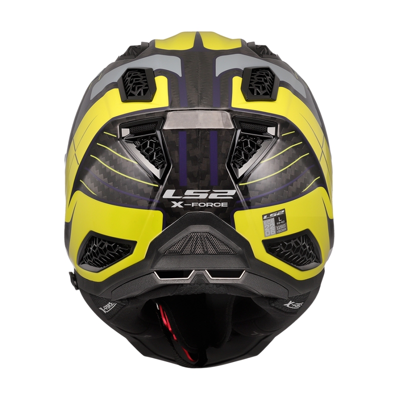 Κράνος Motocross LS2 MX703 X-Force Galuo γκρι-κίτρινο-φλούο-κίτρινο