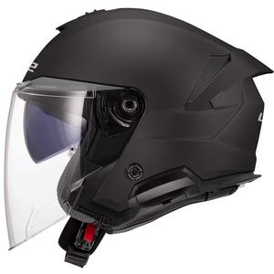 Ανοιχτό κράνος μοτοσικλέτας LS2 OF618 Verso II Solid Matte Black