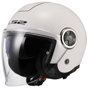 Ανοιχτό κράνος μοτοσικλέτας LS2 OF620 Classy Solid White
