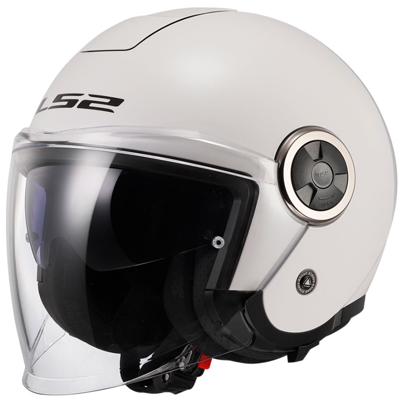 Ανοιχτό κράνος μοτοσικλέτας LS2 OF620 Classy Solid White