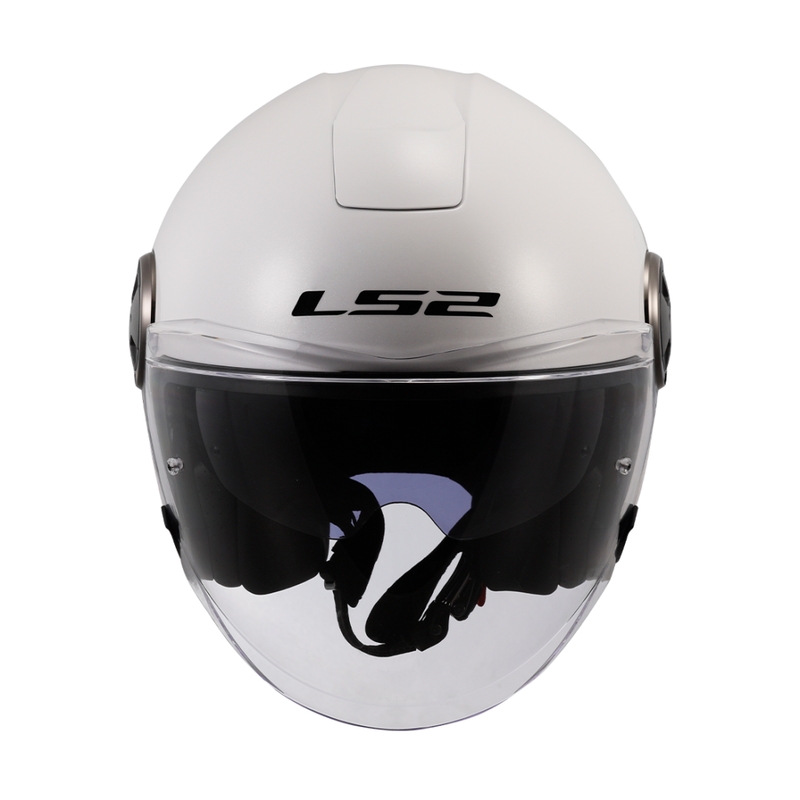 Ανοιχτό κράνος μοτοσικλέτας LS2 OF620 Classy Solid White