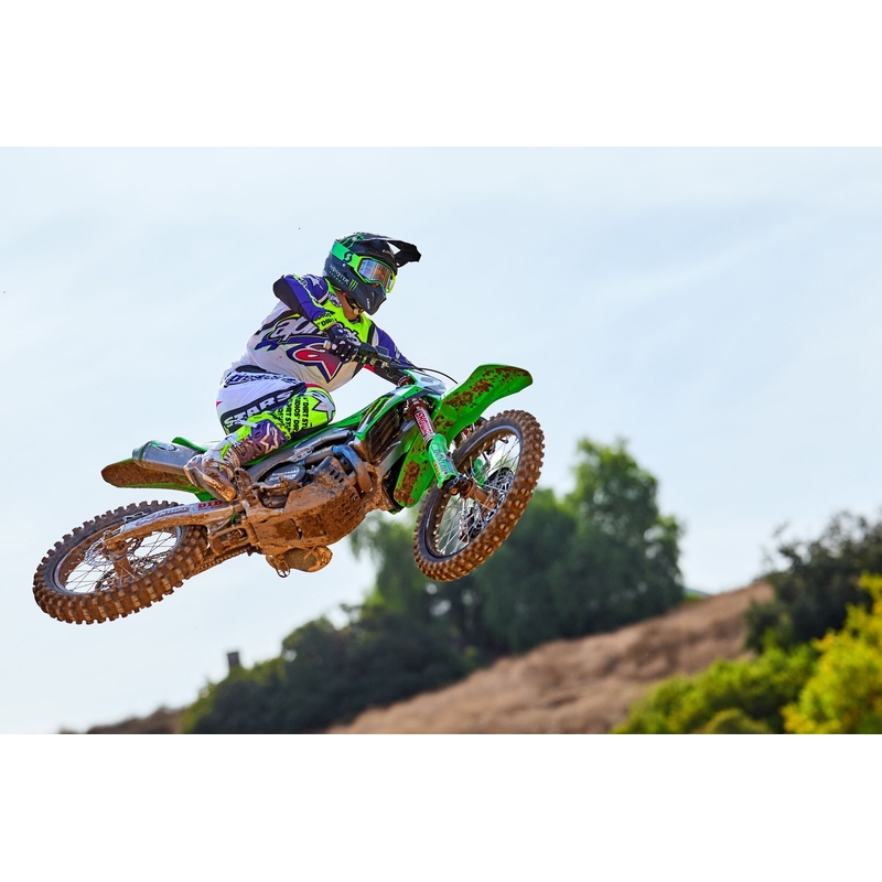 Alpinestars Supertech SX limited edition Dirt Studios λευκή-μωβ-ροζ-φλούο κίτρινη φανέλα motocross