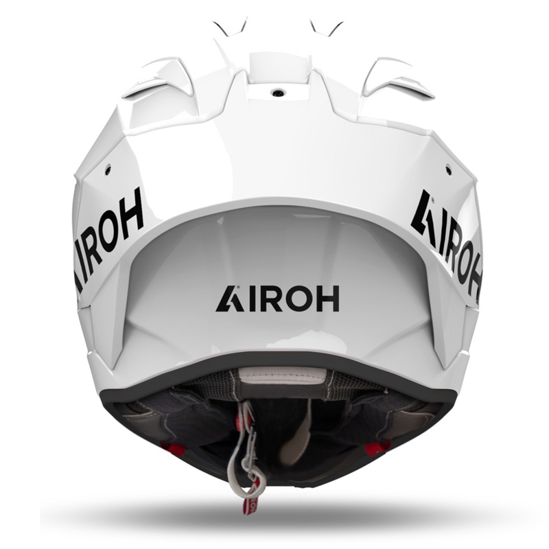 Ενσωματωμένο κράνος μοτοσικλέτας Airoh GP800 FIM Carbon λευκό