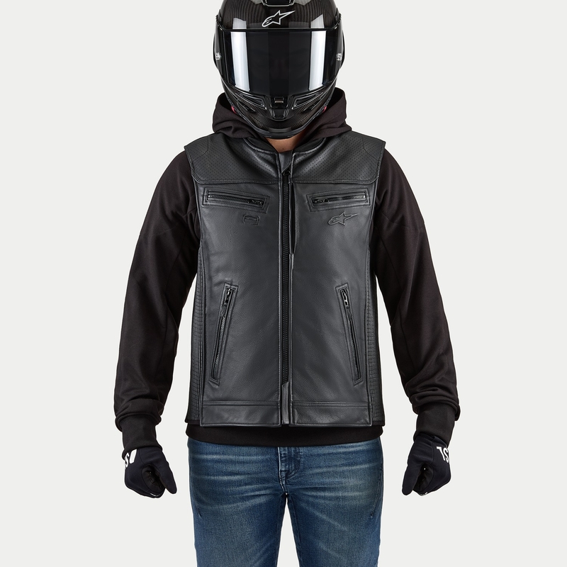 Γιλέκο αερόσακου Alpinestars TECH-AIR®3 V2 LEATHER system μαύρο