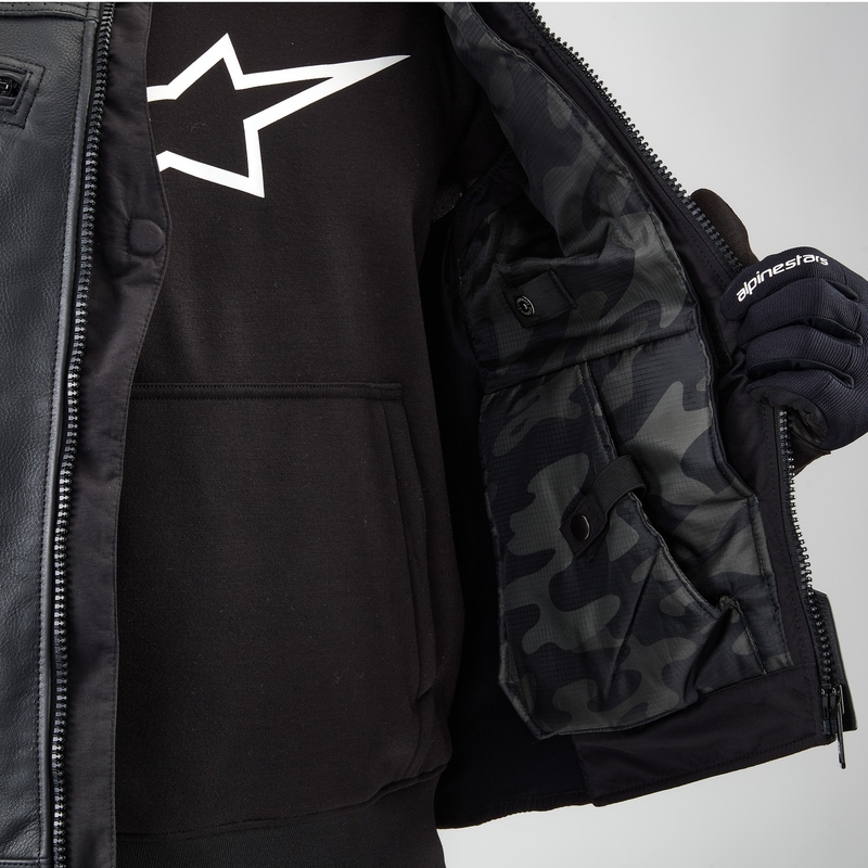 Γιλέκο αερόσακου Alpinestars TECH-AIR®3 V2 LEATHER system μαύρο