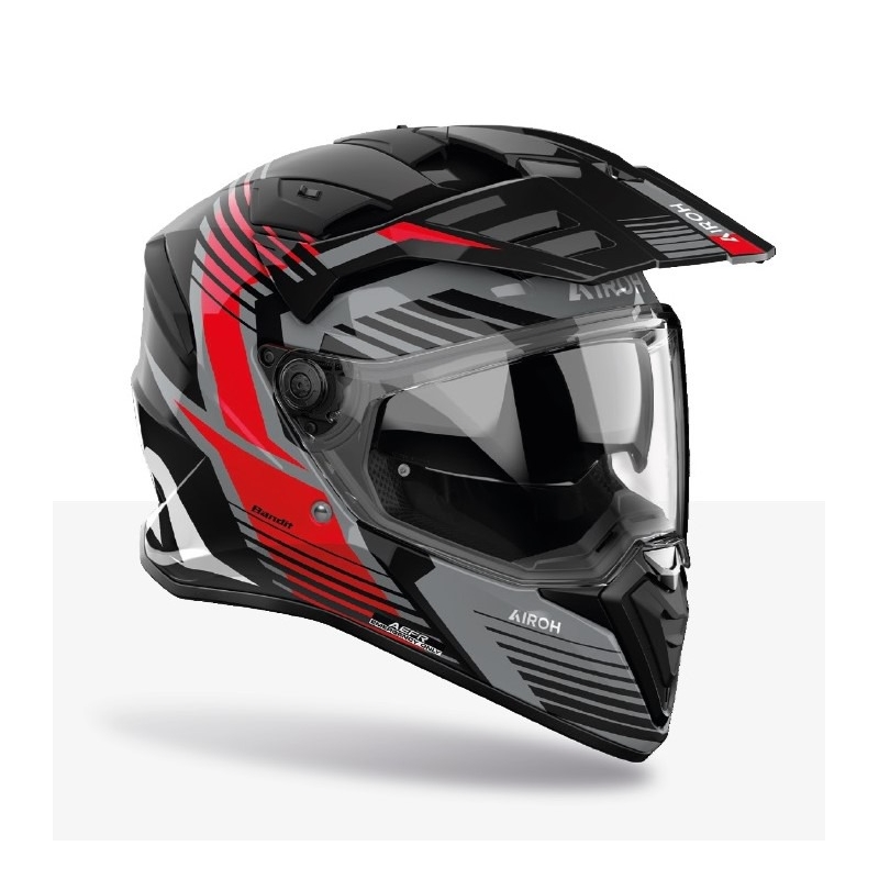 Enduro κράνος μοτοσικλέτας Airoh Bandit Spicy red