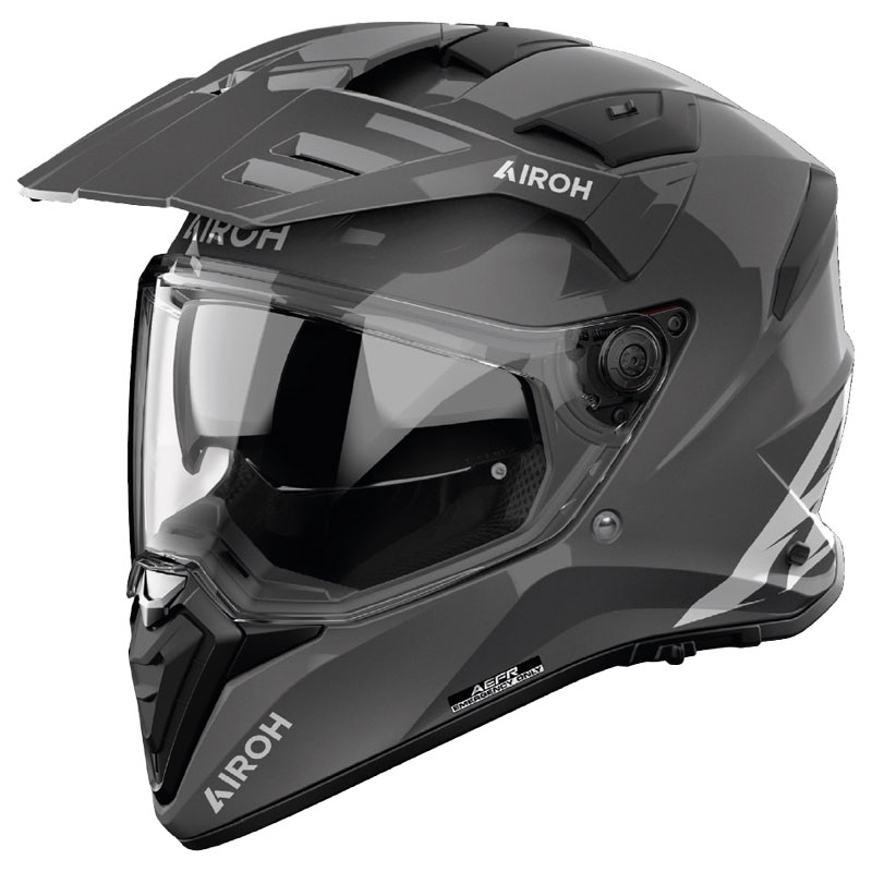 Κράνος μοτοσικλέτας Enduro Airoh Bandit Χρώμα σκούρο γκρι