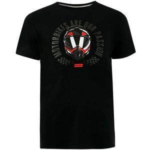 T-shirt Motozem Οι μοτοσικλέτες είναι το πάθος μας μαύρο