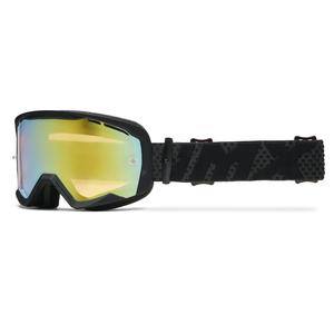 iMX Endurance Flip μαύρο-μαύρο γυαλιά motocross με πλεξιούχο ιρίδιο