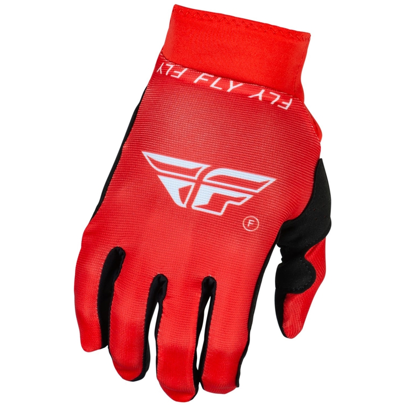 Γάντια Motocross FLY Racing ProLite κόκκινο και λευκό