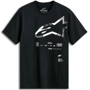 T-shirt Alpinestars Geografica CSF μαύρο