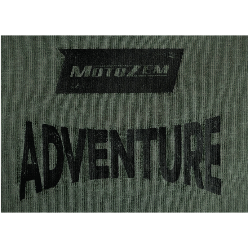 T-shirt Motozem Adventure πράσινο
