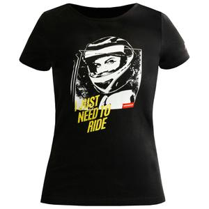 Γυναικείο T-shirt Motozem Girl μαύρο